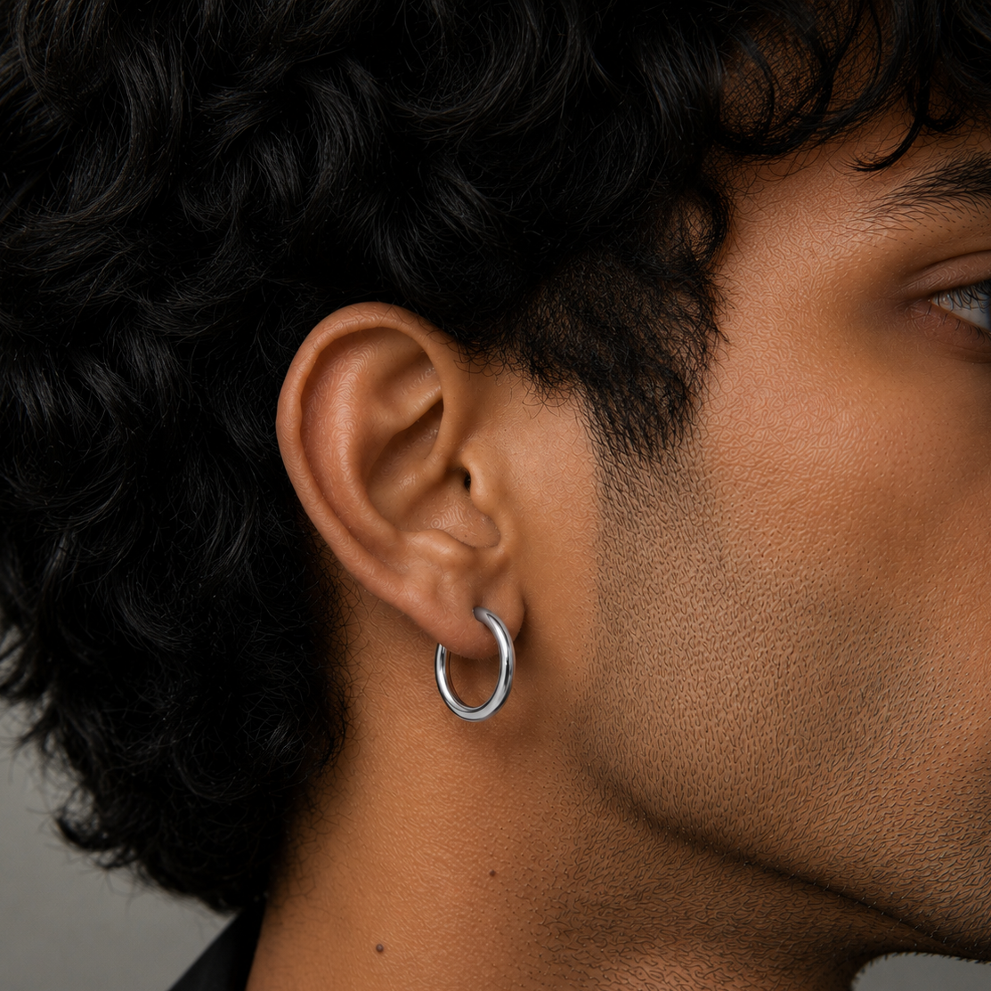 Petite Hoop Earring - 14 MM - S