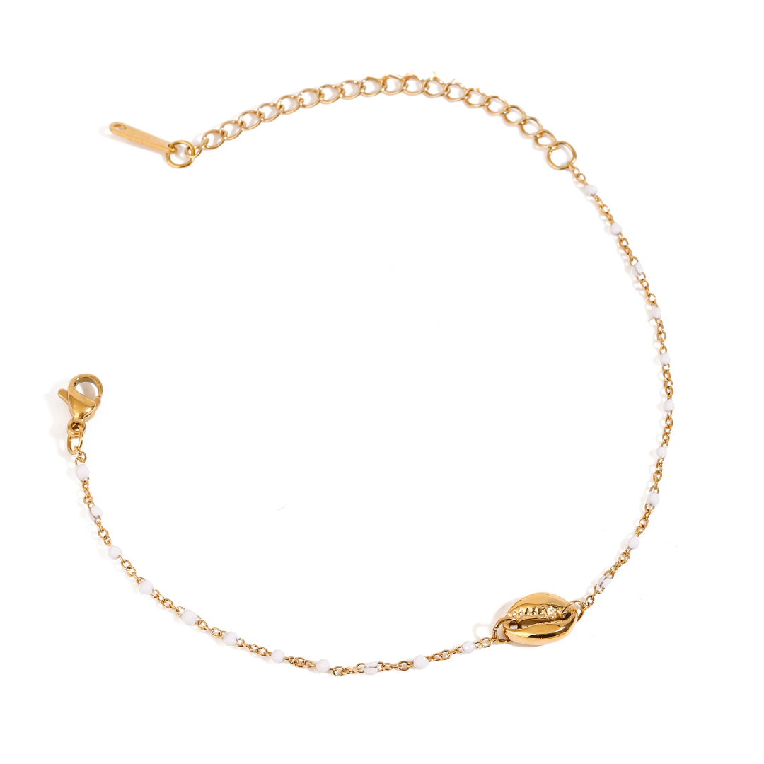 Sea Shell Pearl Bracelet