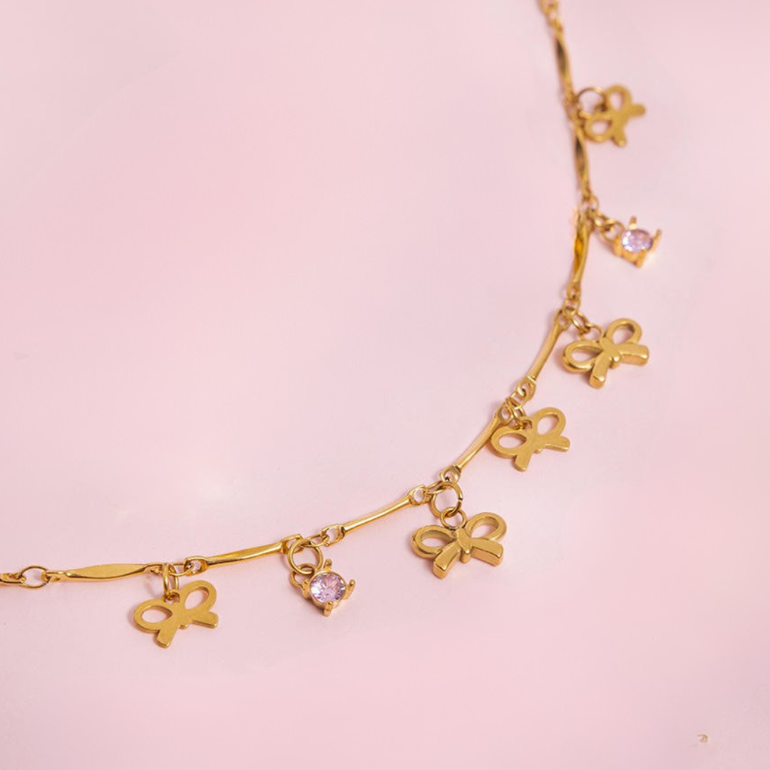 Bow Pink Bracelet