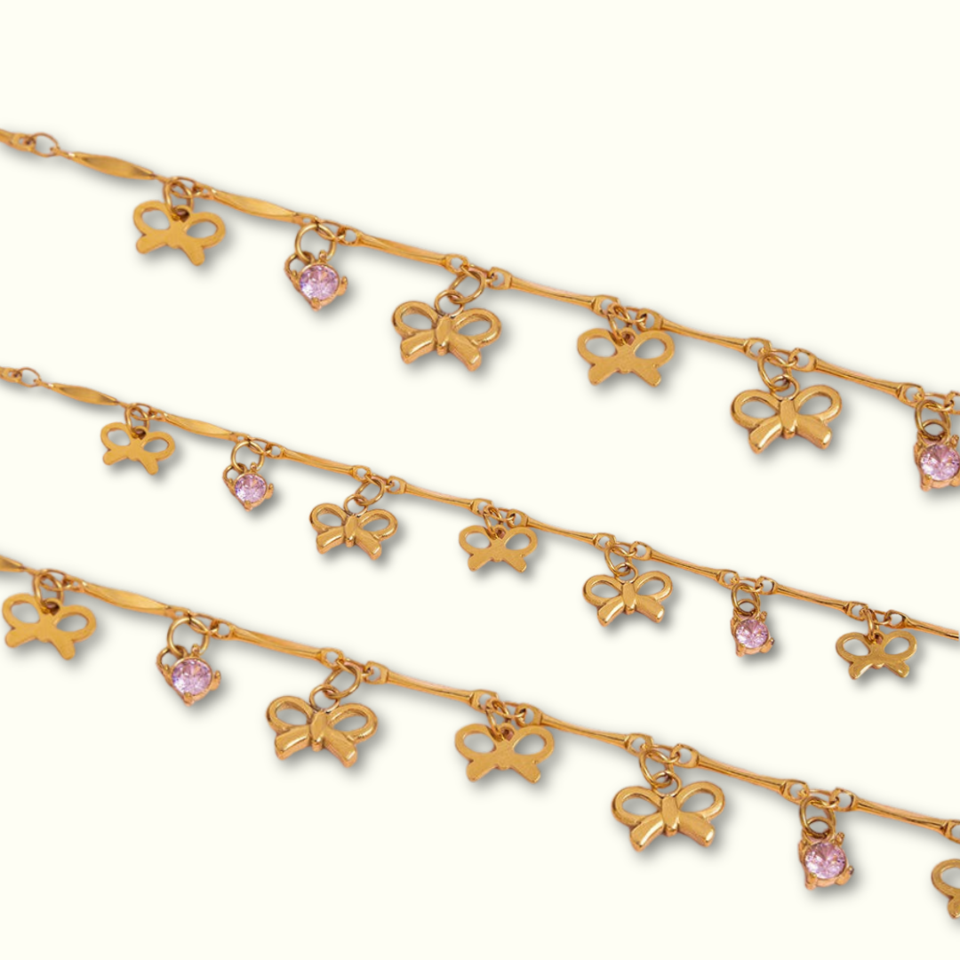 Bow Pink Bracelet