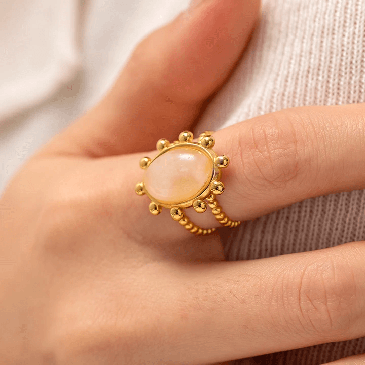 Vintage Pink Resizable Ring