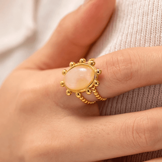 Vintage Pink Resizable Ring