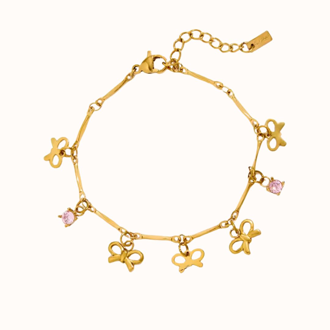 Bow Pink Bracelet