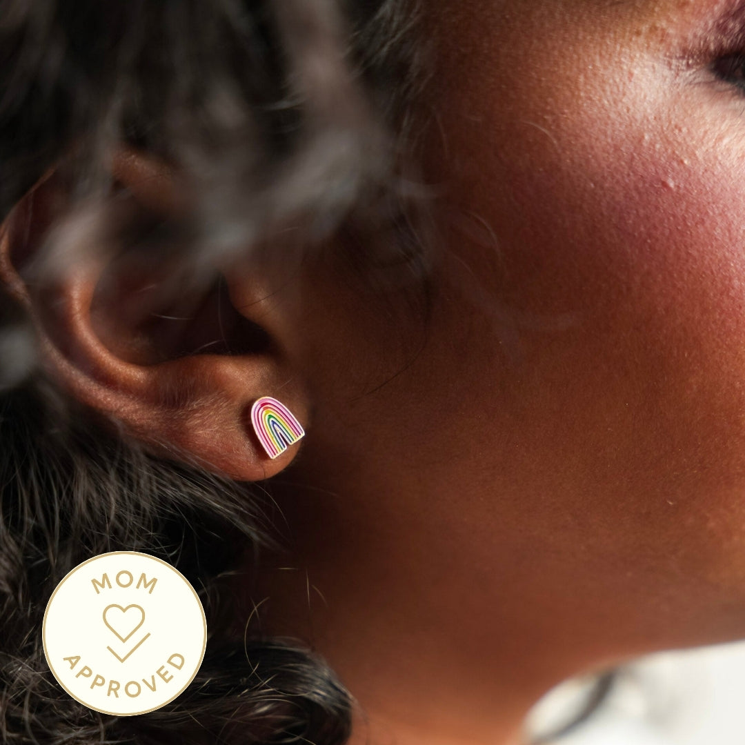Rainbow Stud Earring