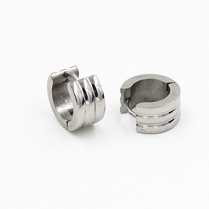 Buckle Hoop Earring - S