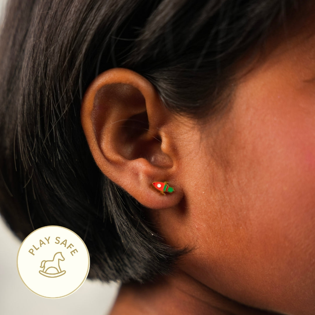 Rocket Stud Earring