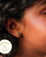 Star Emerald Stud Earring