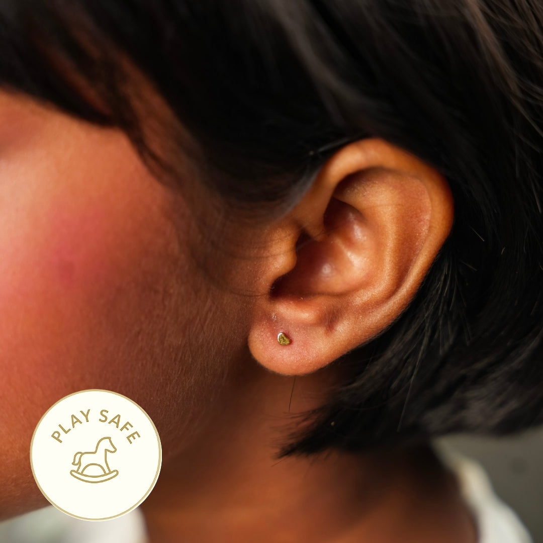 Tiny Heart Stud Earring