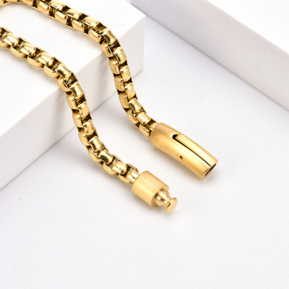 Curb Chain Bracelet - Gold