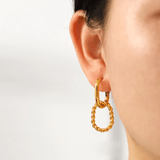 Hoopy Hoop 2 in 1 Earring