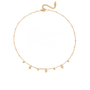 Shop Gold necklace with small charms