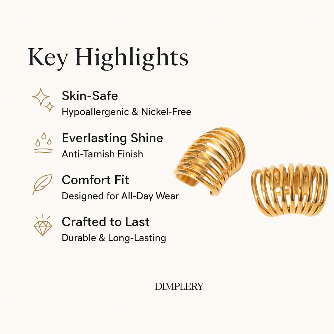 स्टैकिंग ईयर कफ इयररिंग