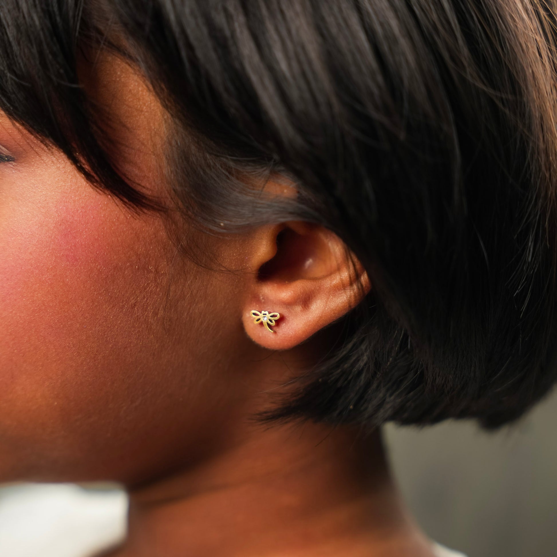 Dragonfly Stud Earring