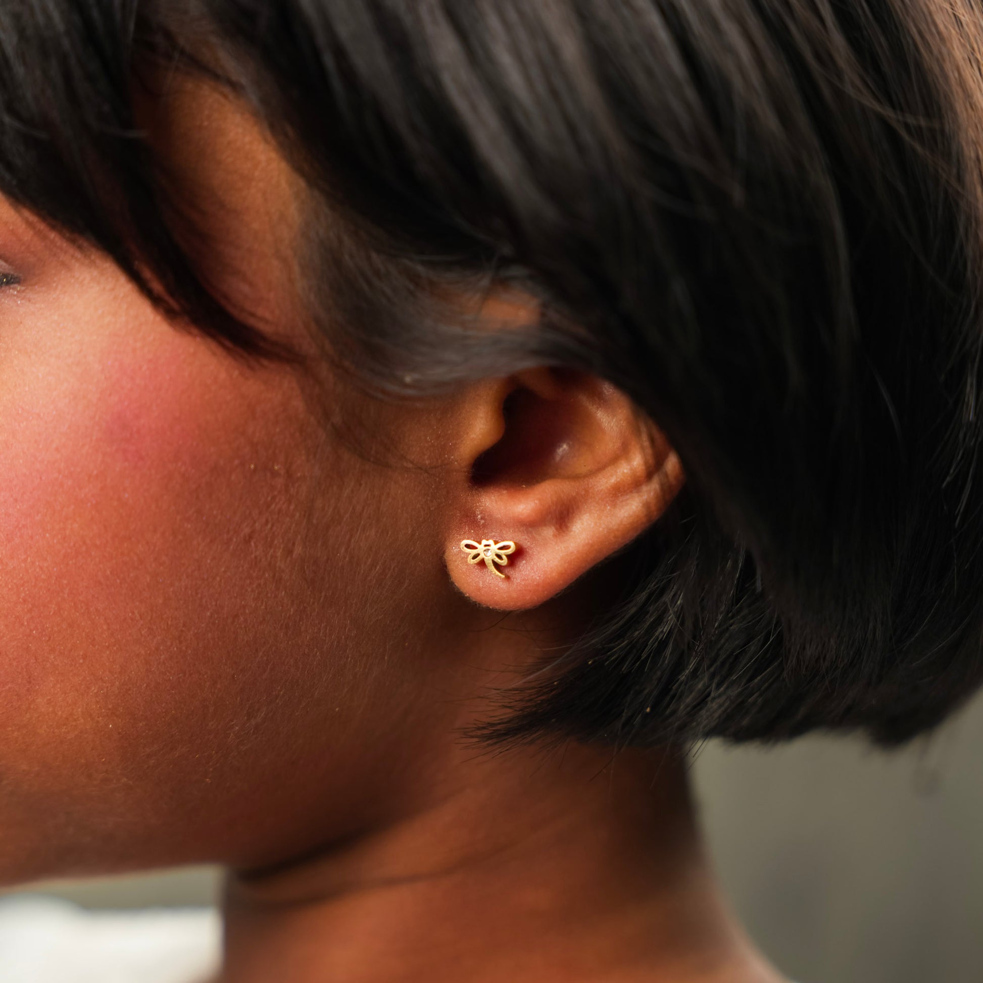 Dragonfly Stud Earring