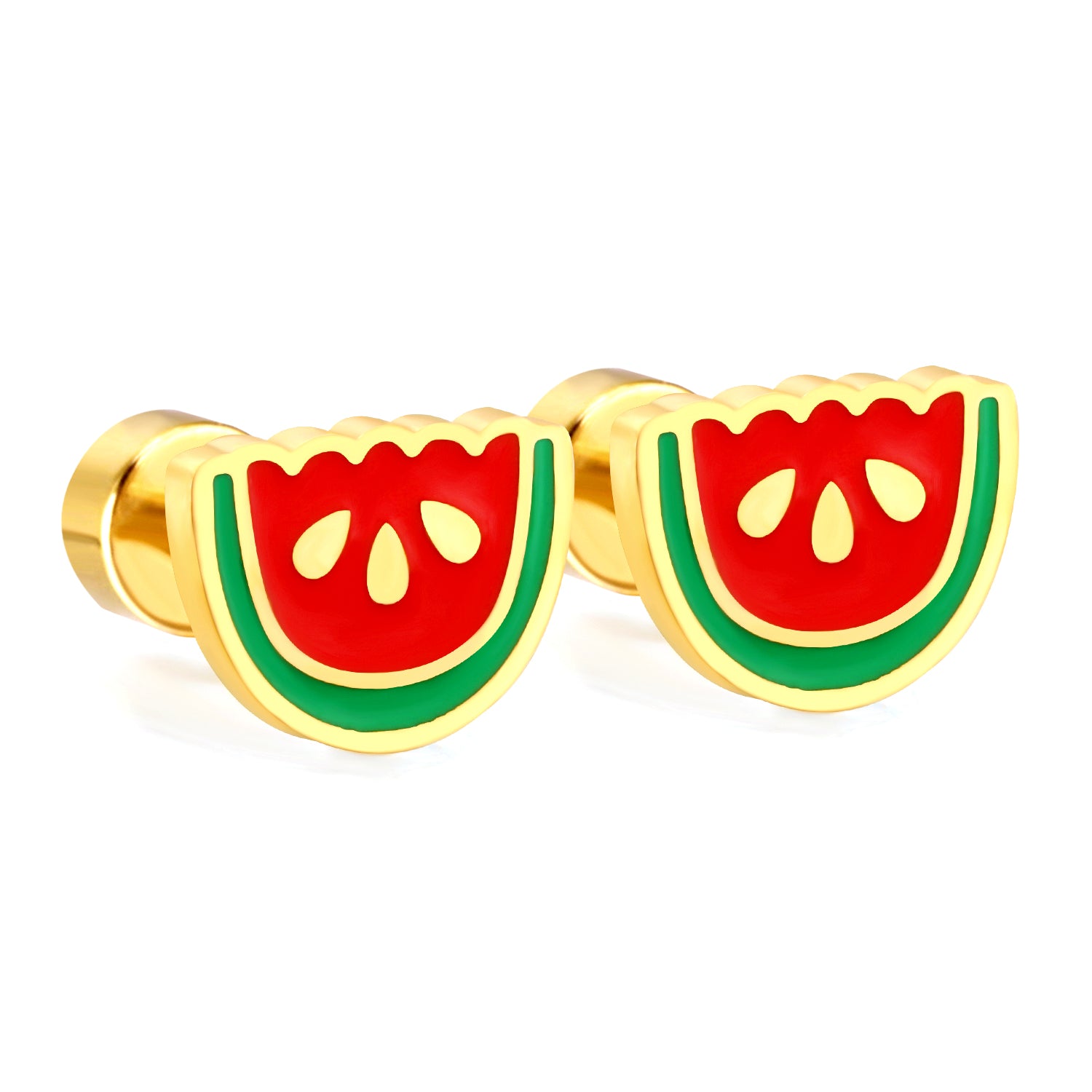 Watermelon Stud Earring