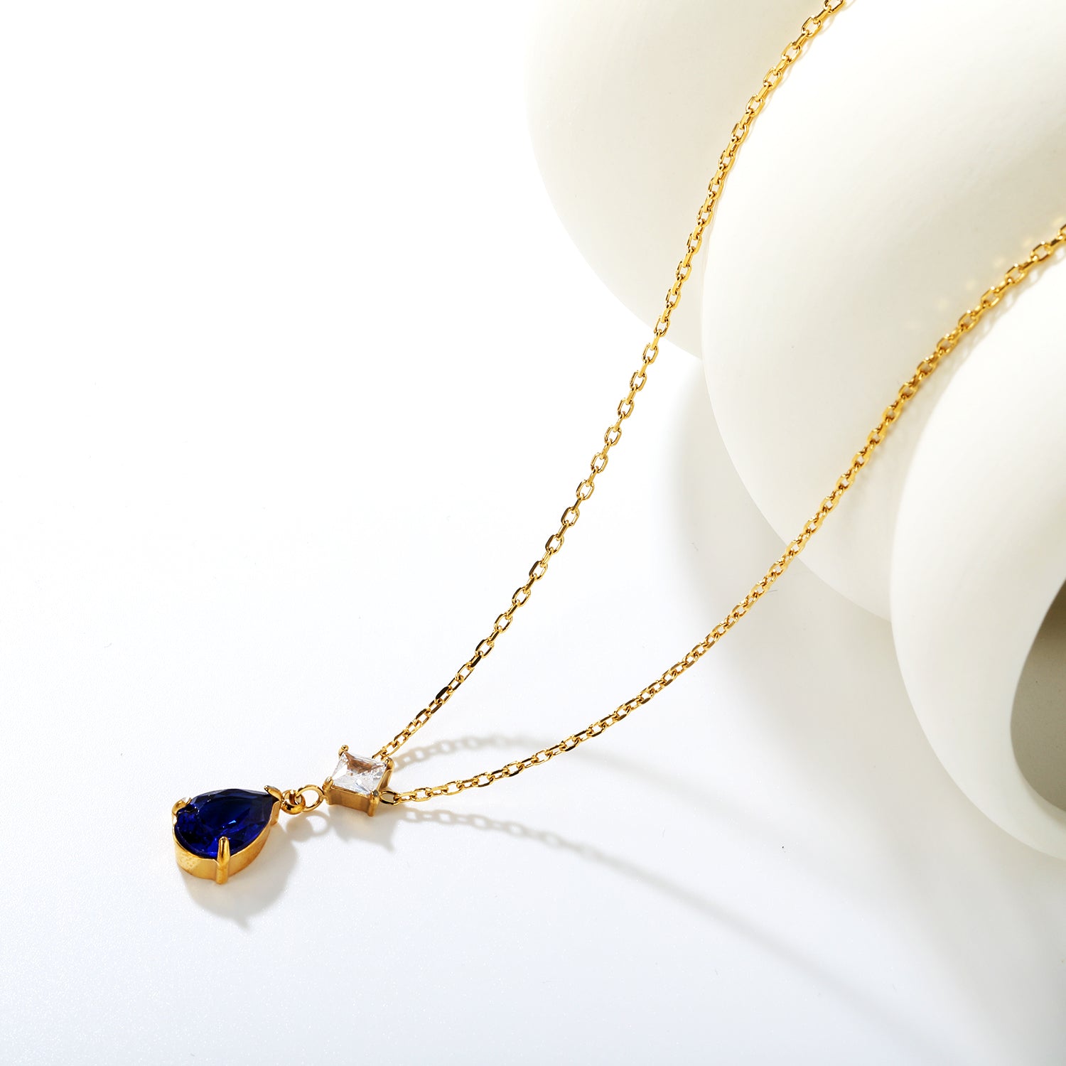 Aira Celeste Necklace - Sapphire
