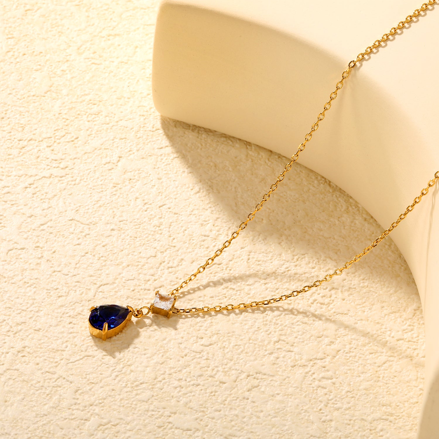 Aira Celeste Necklace - Sapphire