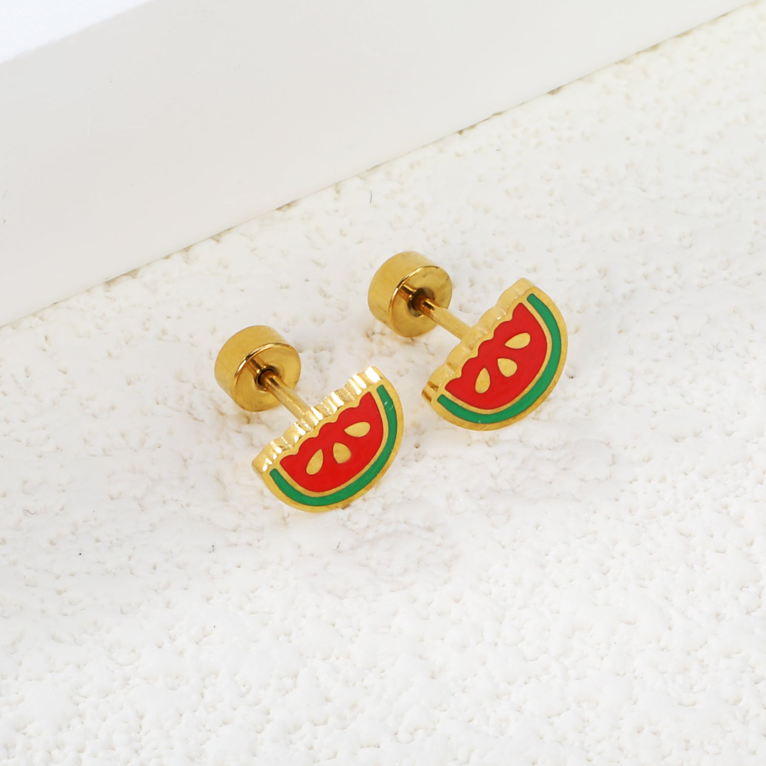 Watermelon Stud Earring
