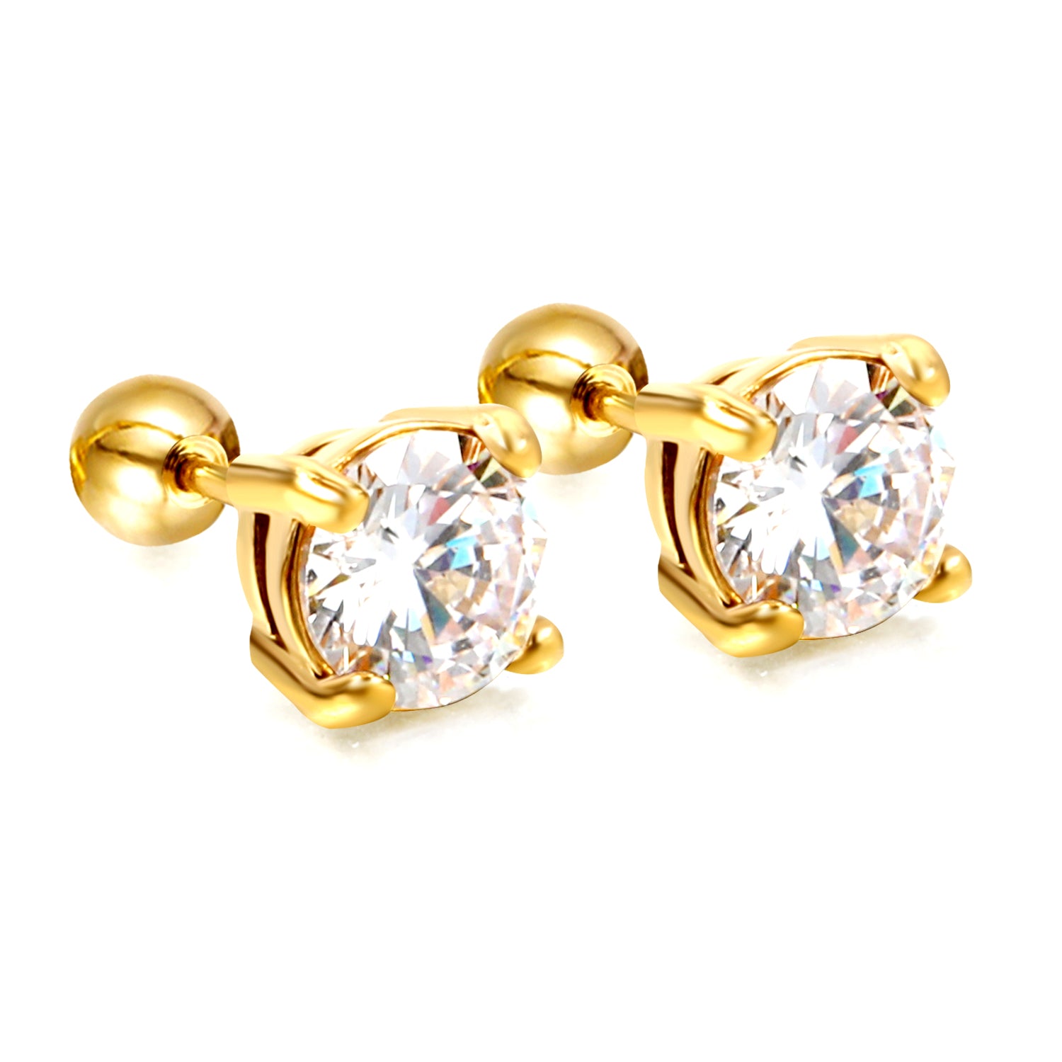 Royal Diamond Stud Earring