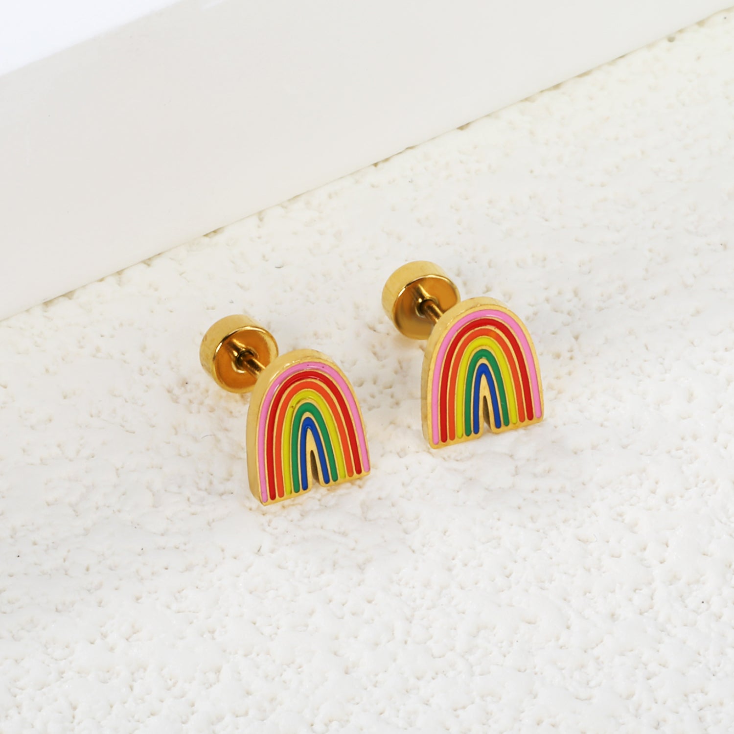 Rainbow Stud Earring