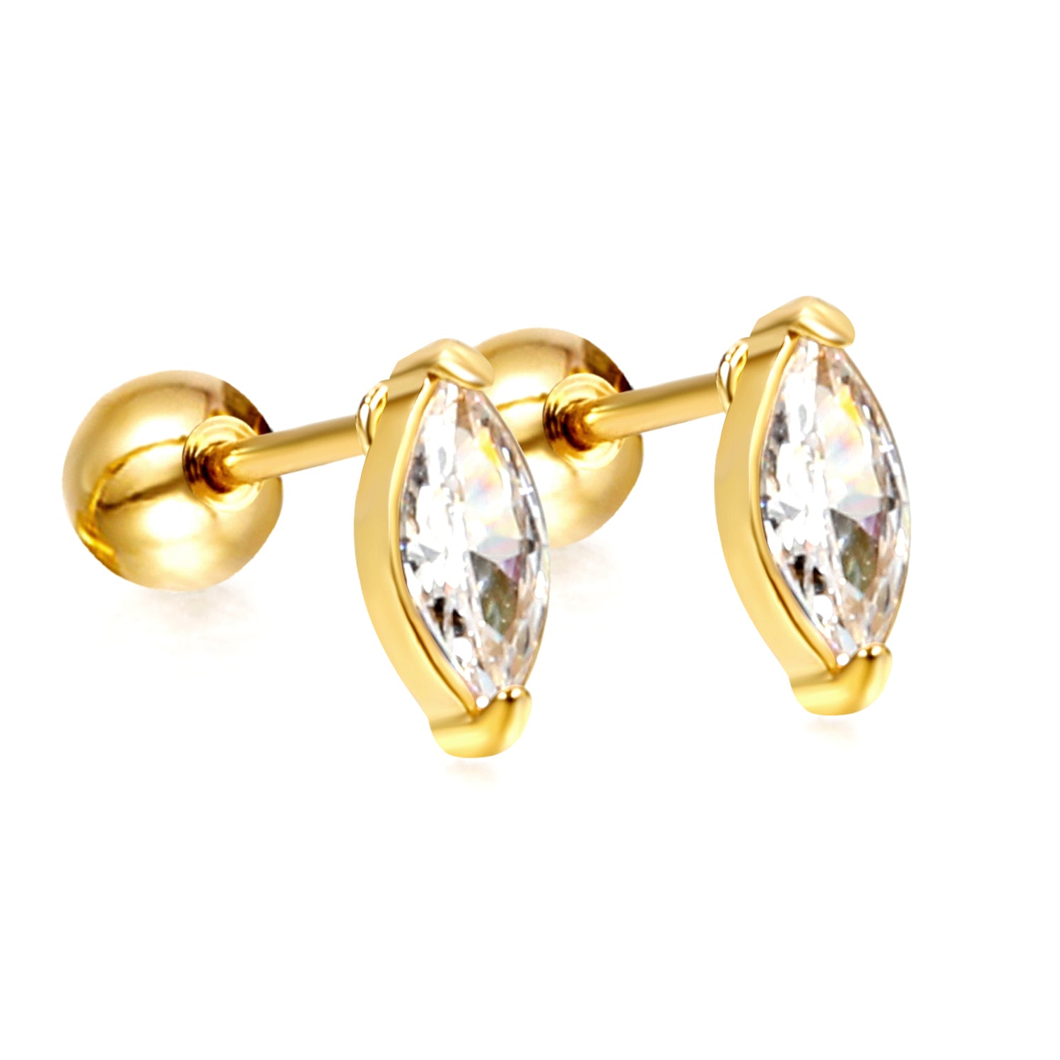 आई डायमंड स्टड इयररिंग्स