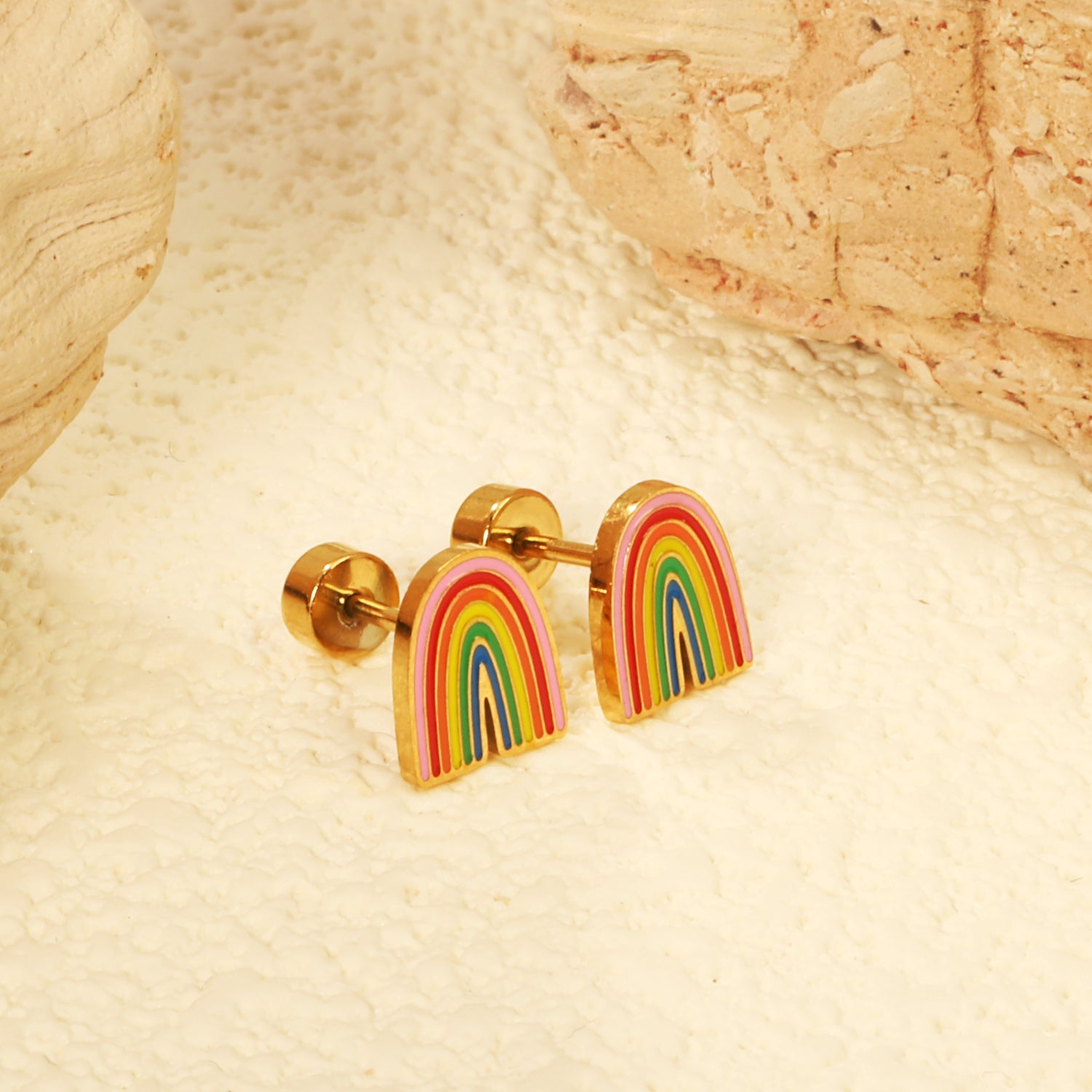 Rainbow Stud Earring