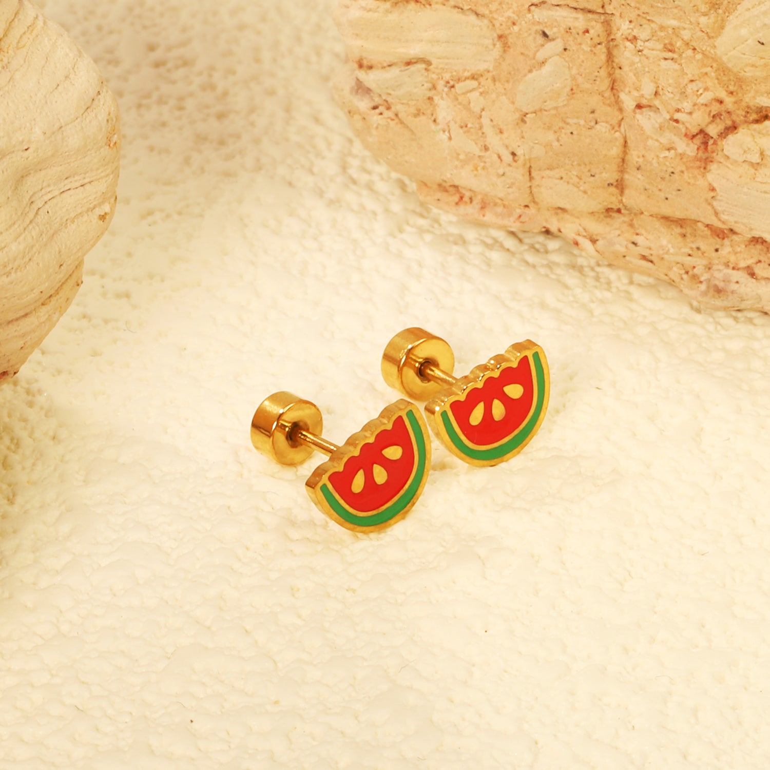 Watermelon Stud Earring