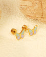 Blue Butterfly Stud Earring