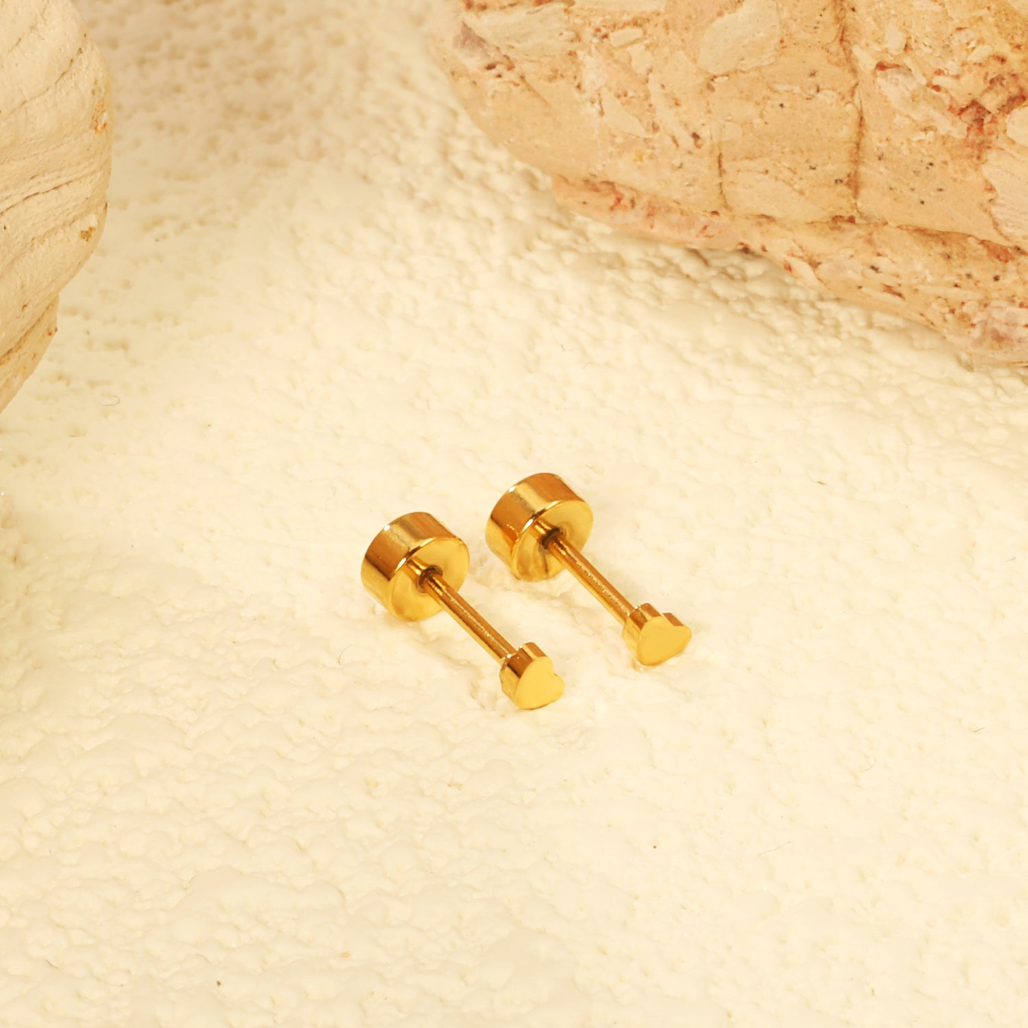Tiny Heart Stud Earring