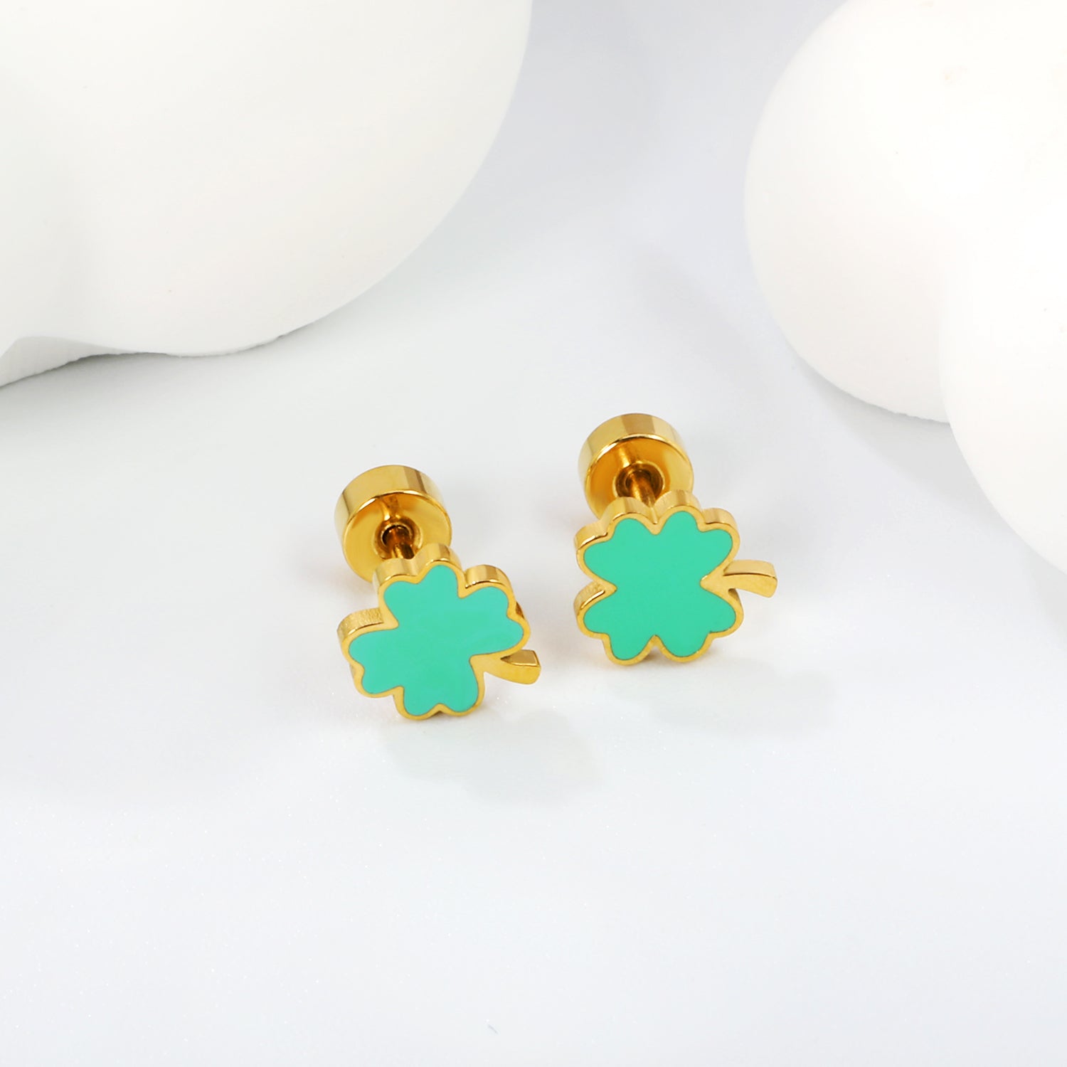 Lucky Clover Stud Earring