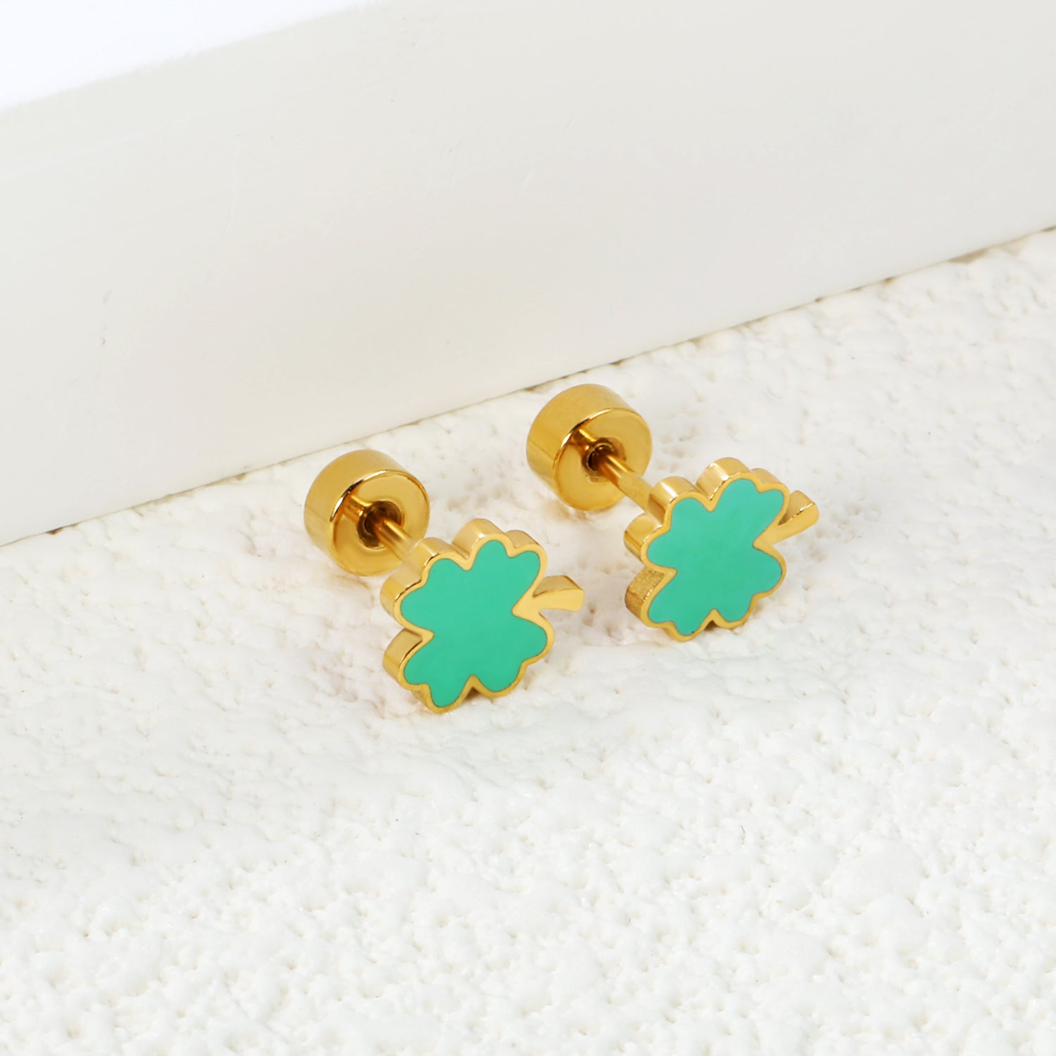 Lucky Clover Stud Earring