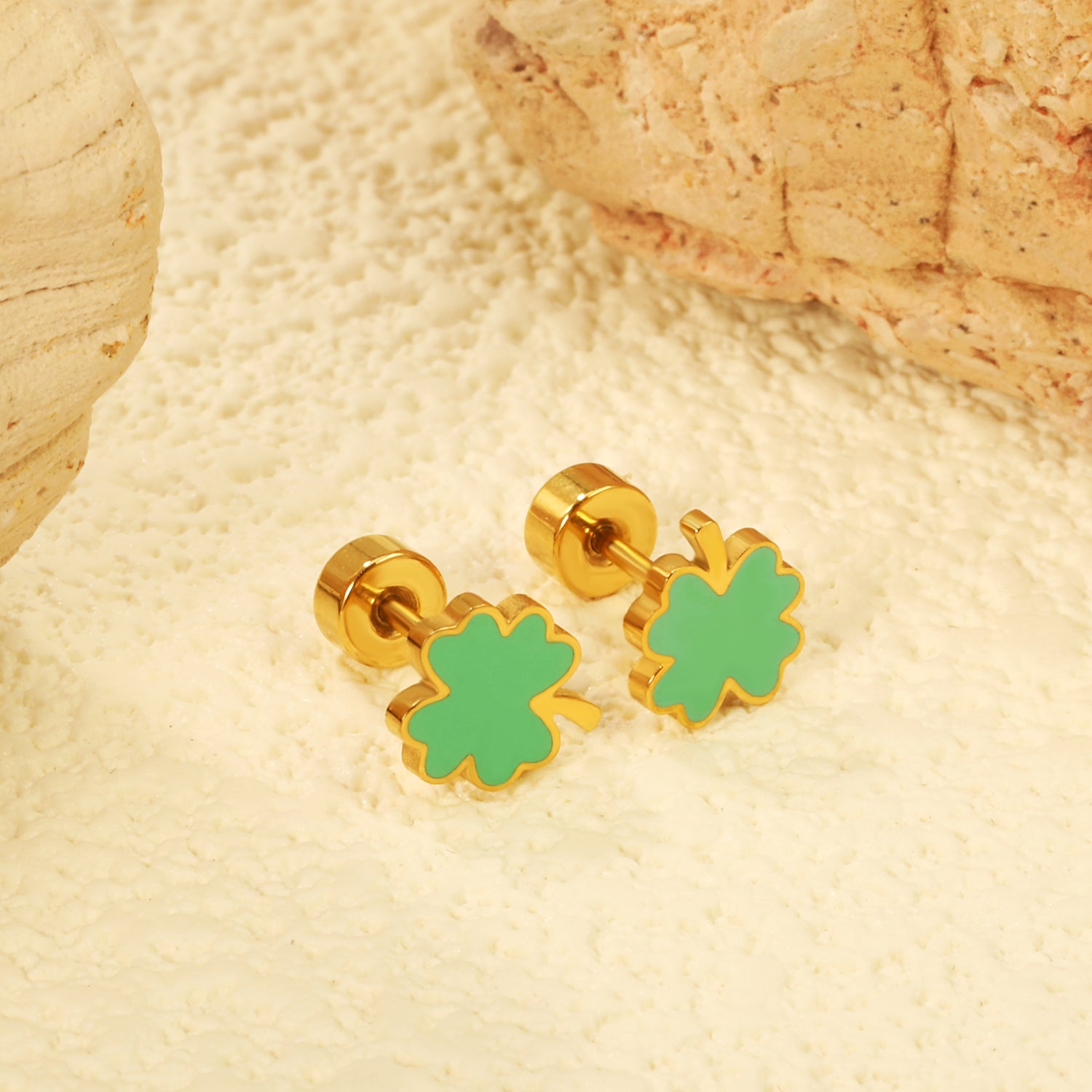 Lucky Clover Stud Earring