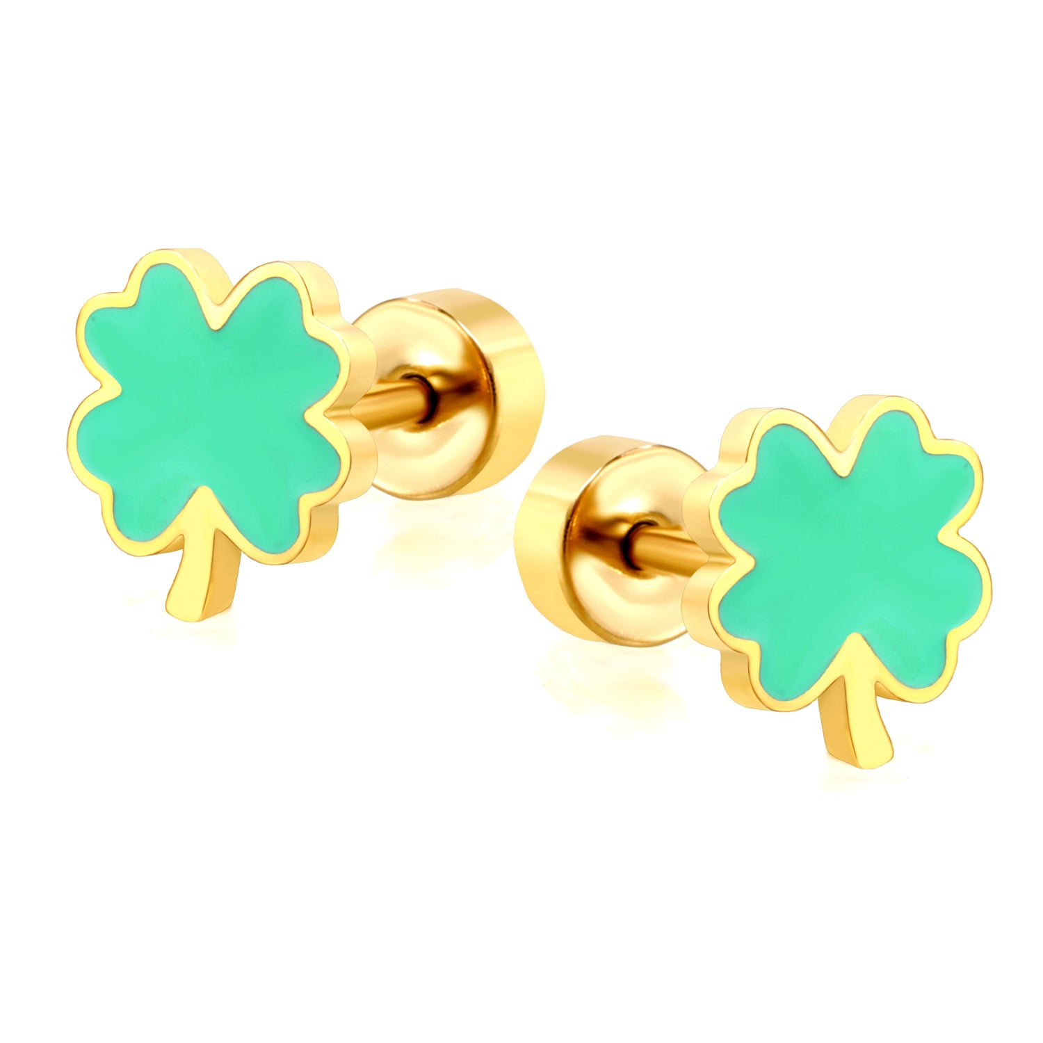 Lucky Clover Stud Earring