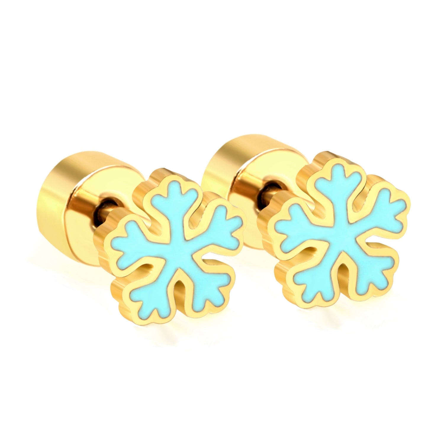 Snowflake Stud Earring
