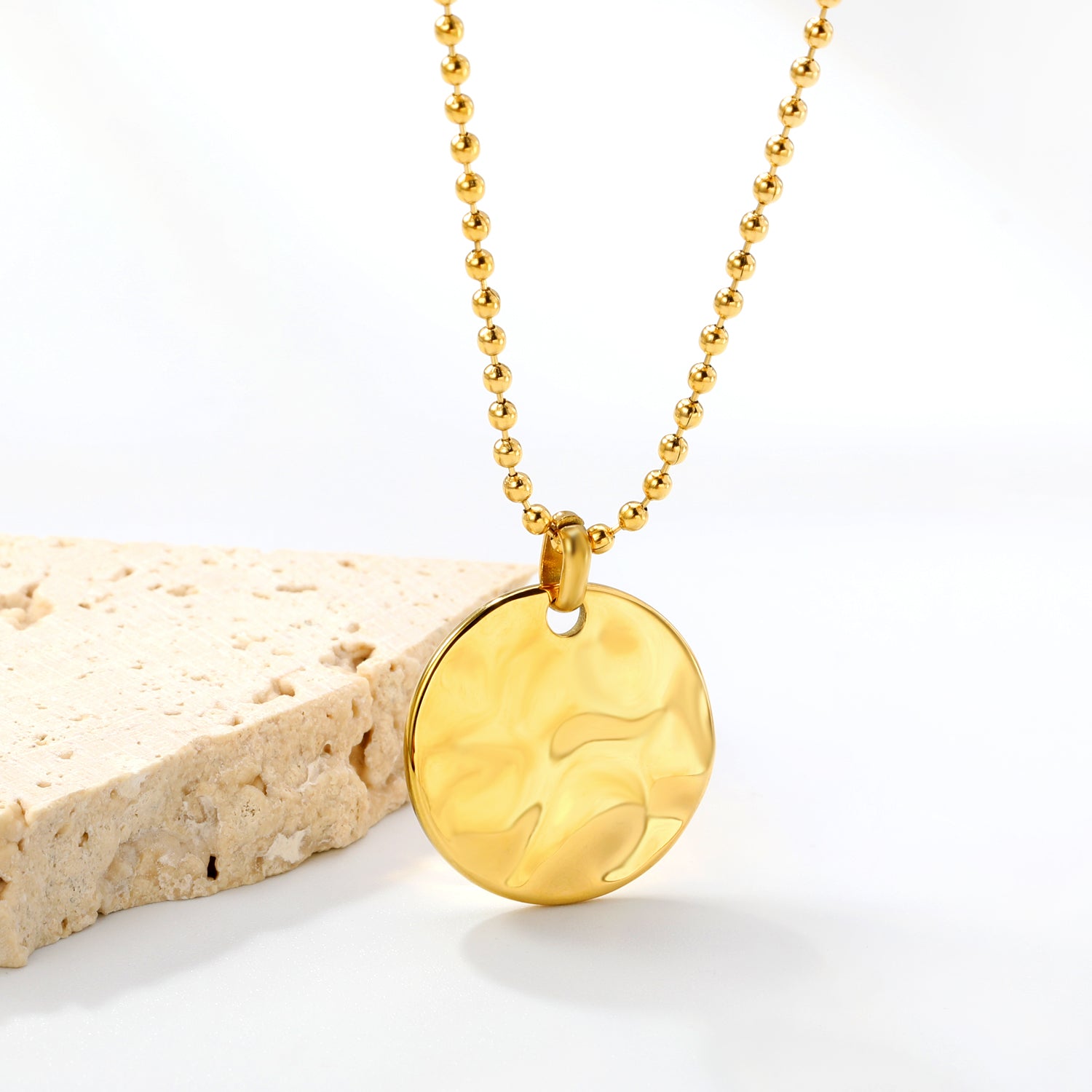 Circle Lava Necklace