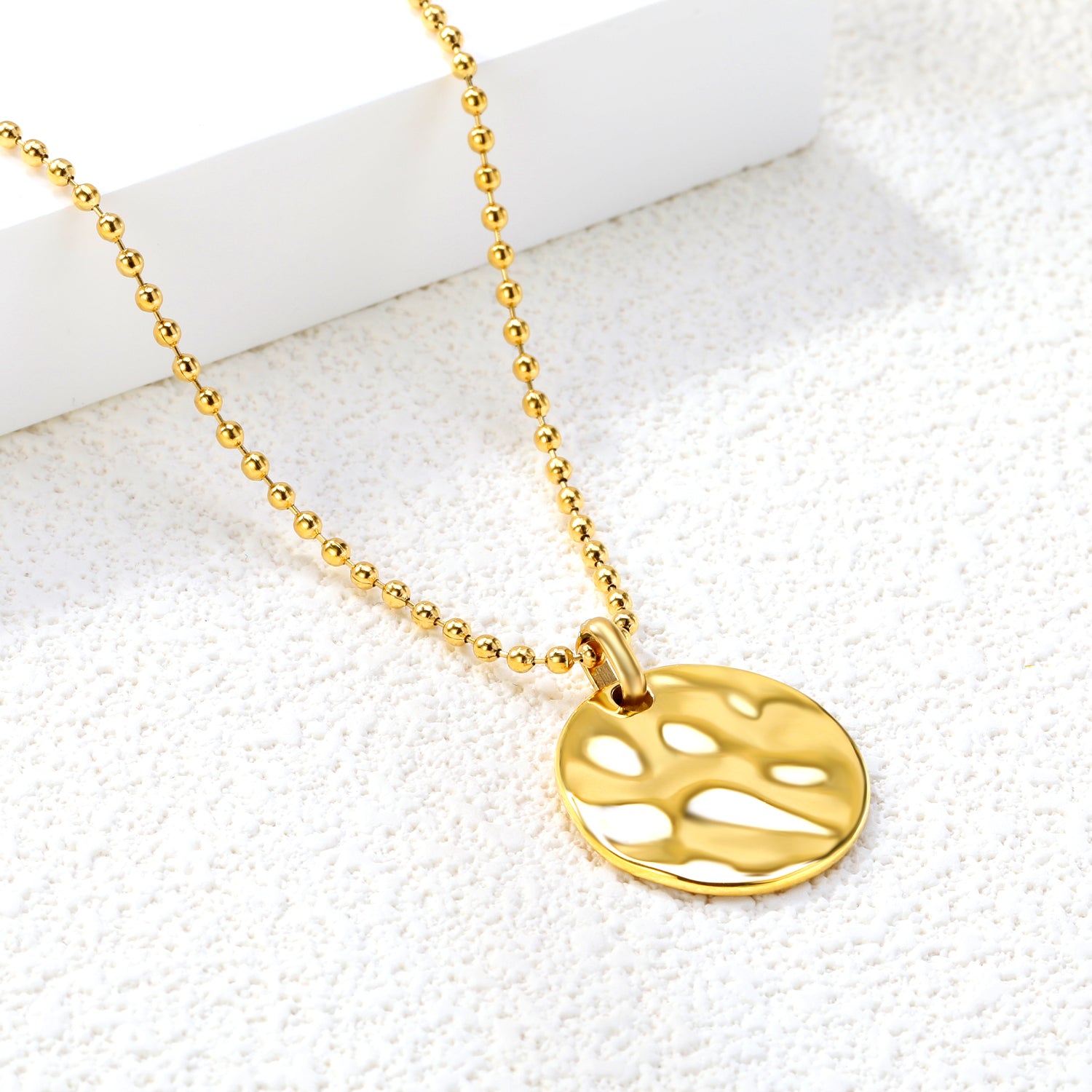 Circle Lava Necklace