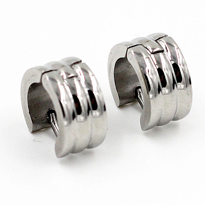 Buckle Hoop Earring - S