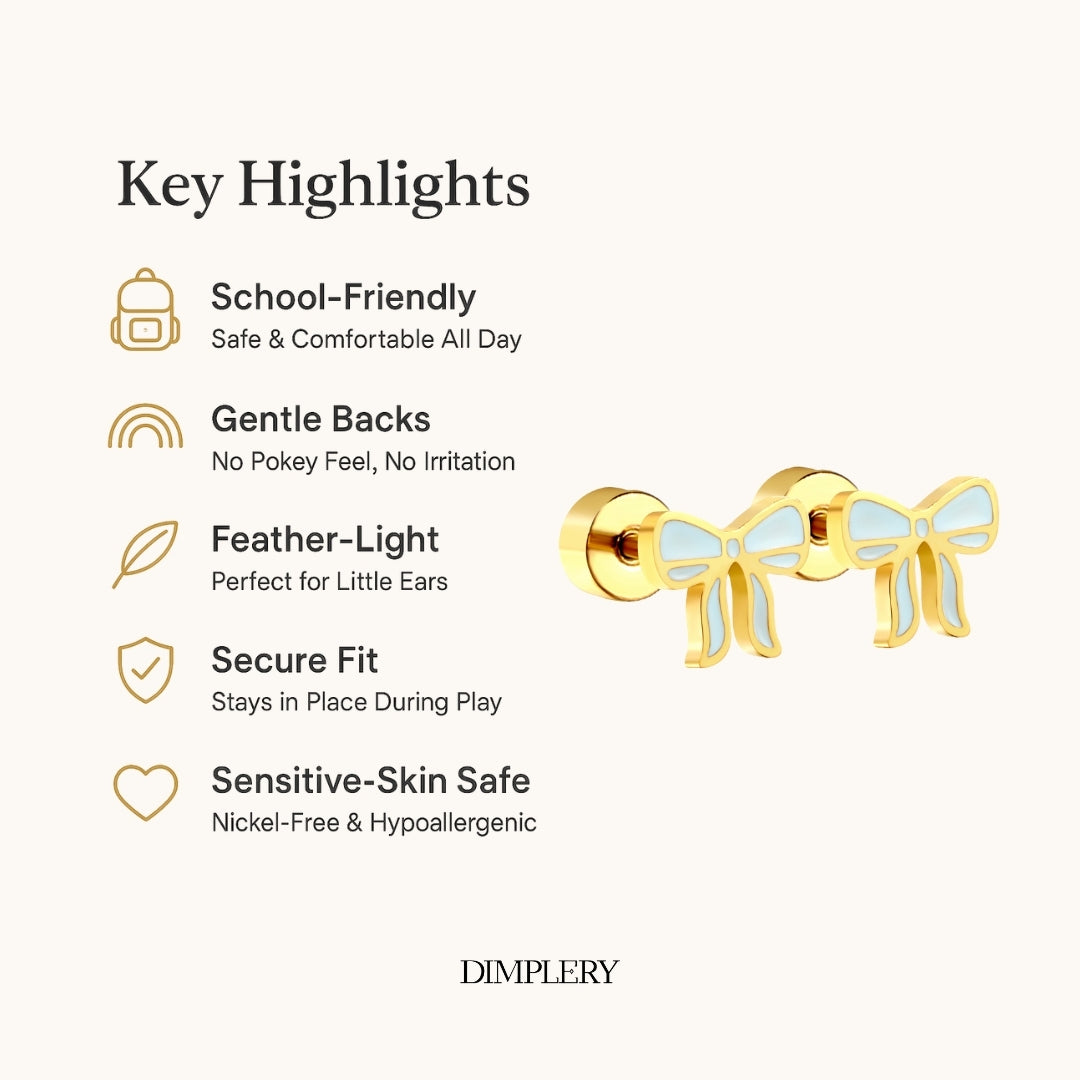Cute Bow Stud Earring