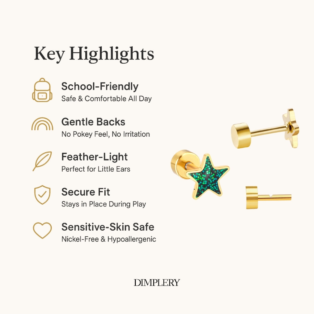 टिनी स्टार स्टड इयररिंग
