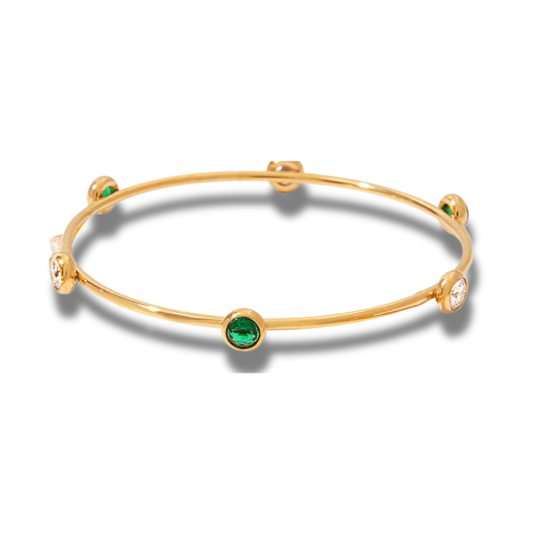 Royal Emerald Bangle