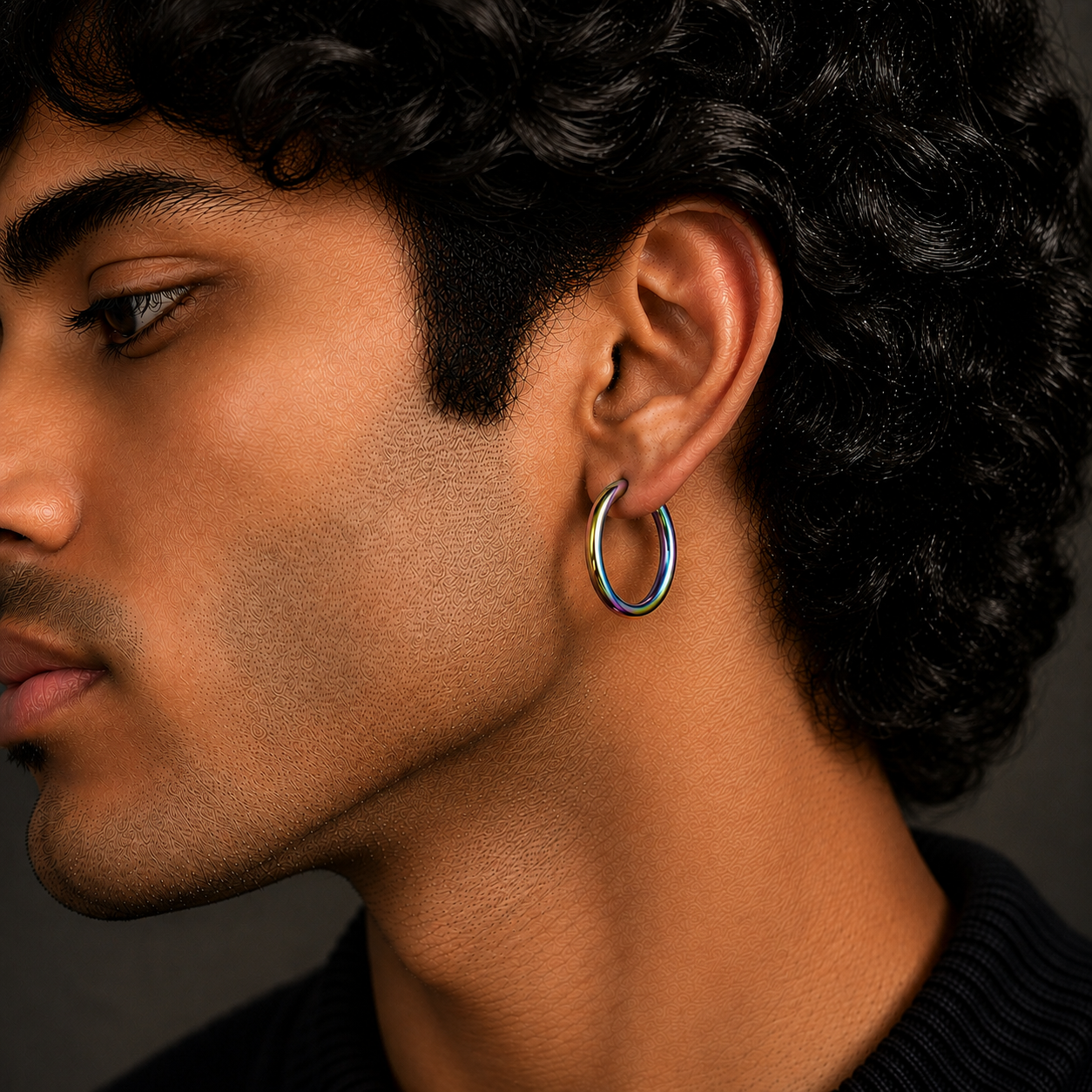 Petite Hoop Earring - 18 MM - M