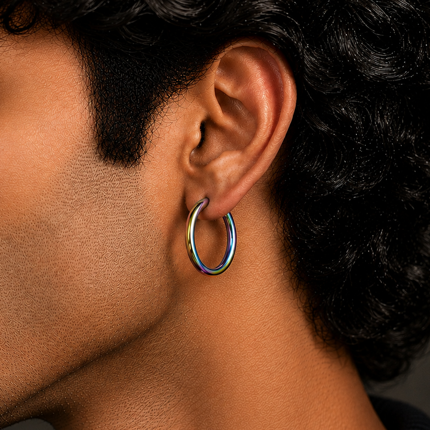Petite Hoop Earring - 18 MM - M