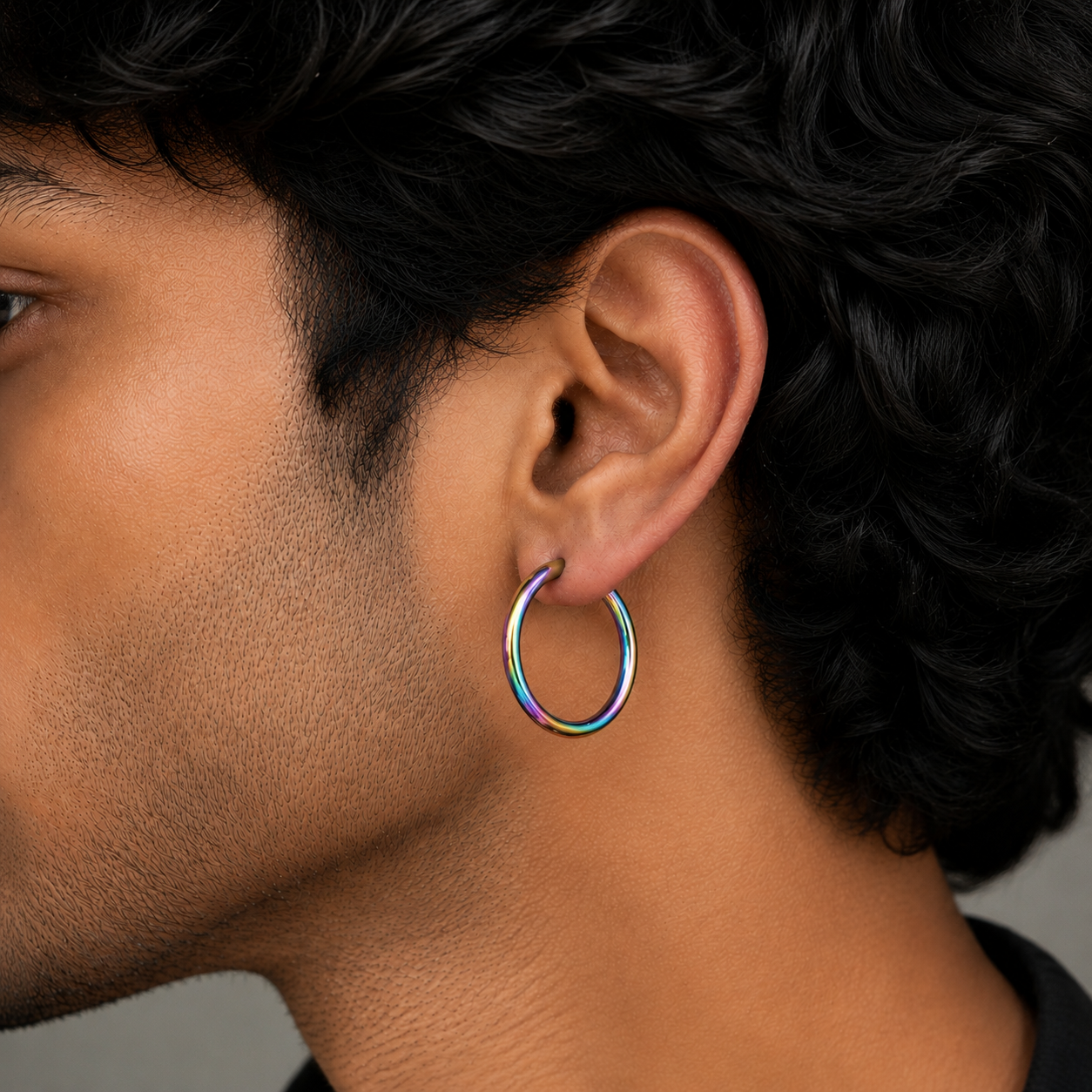 Petite Hoop Earring - 20 MM - M
