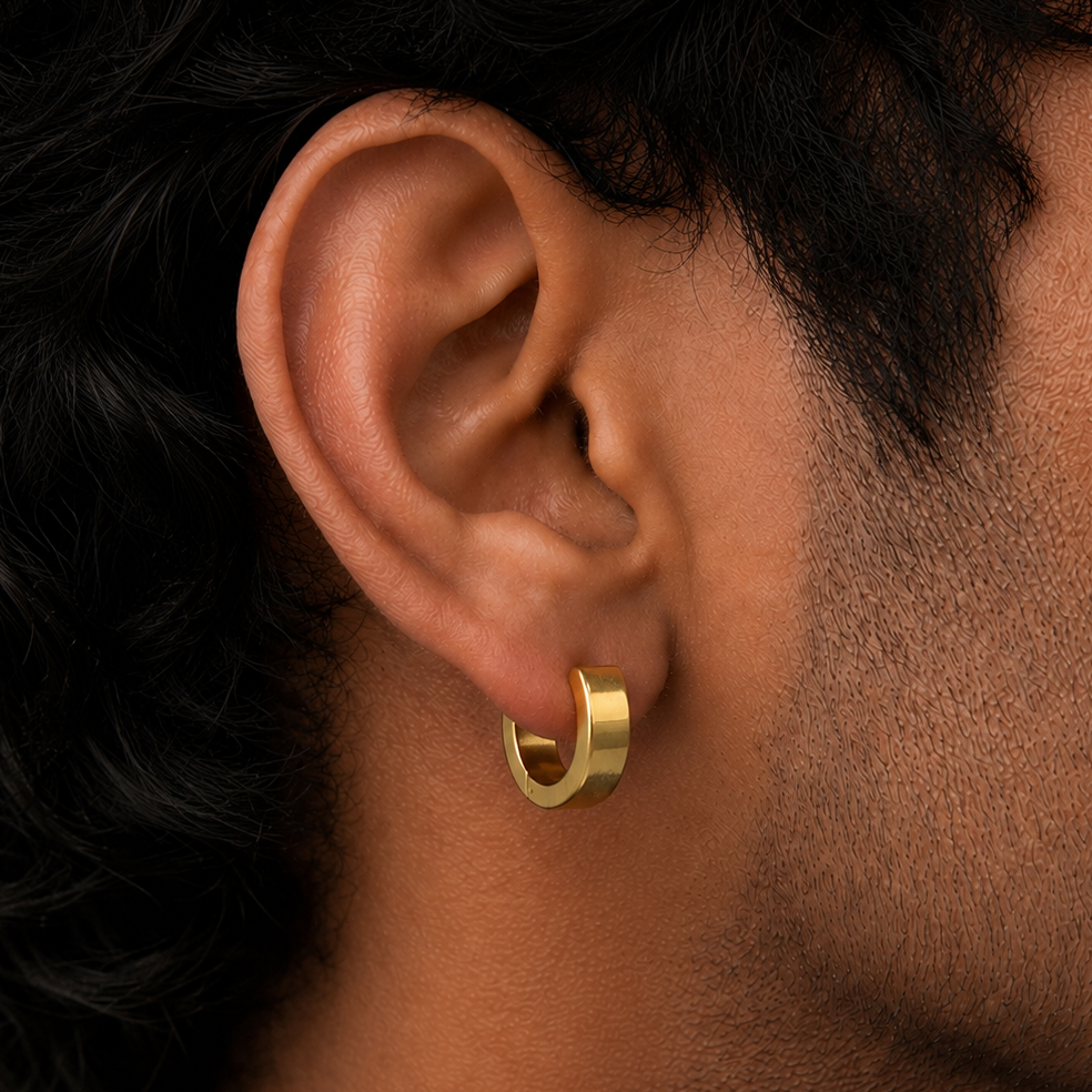 Rim Hoop Earring