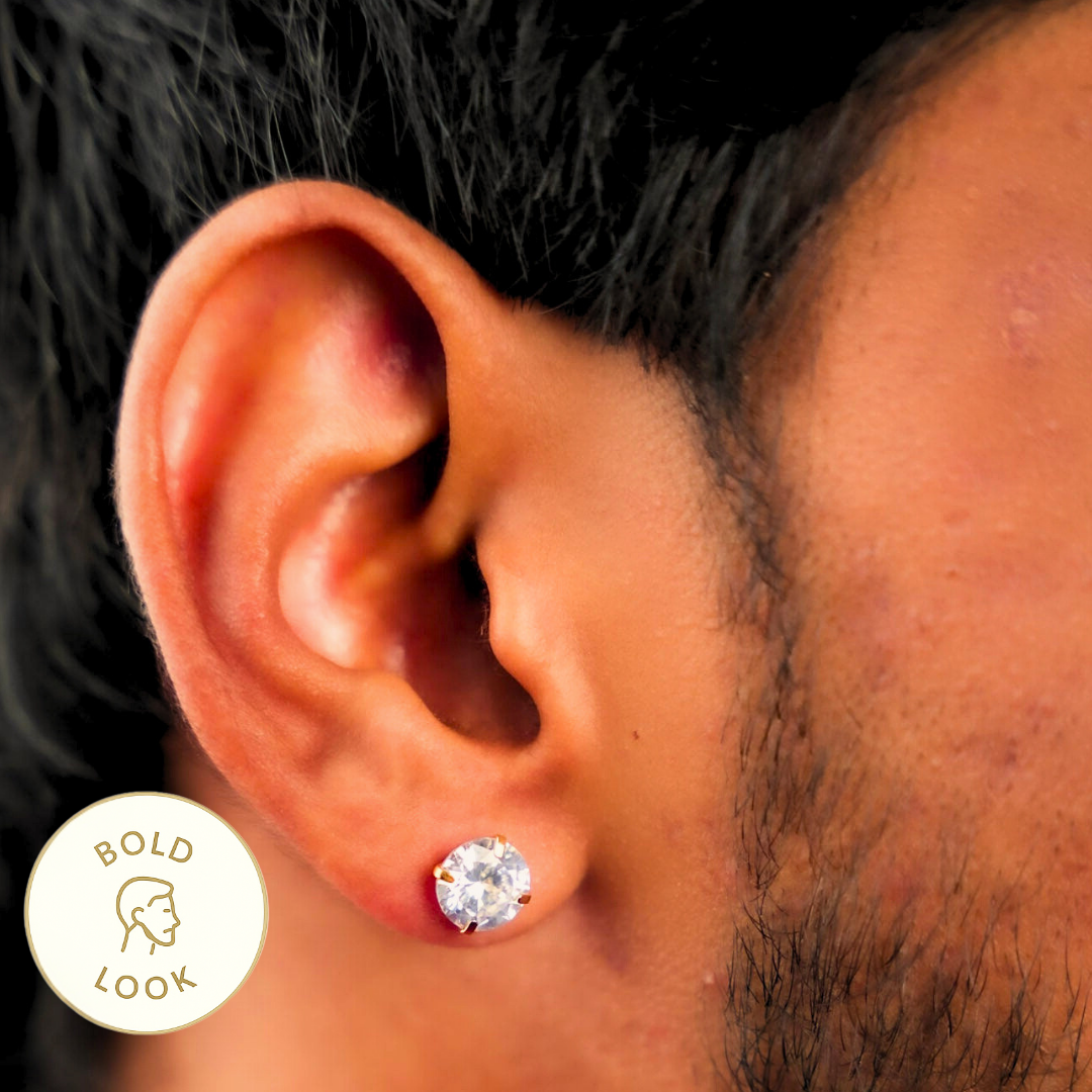 Royal Diamond Stud Earring