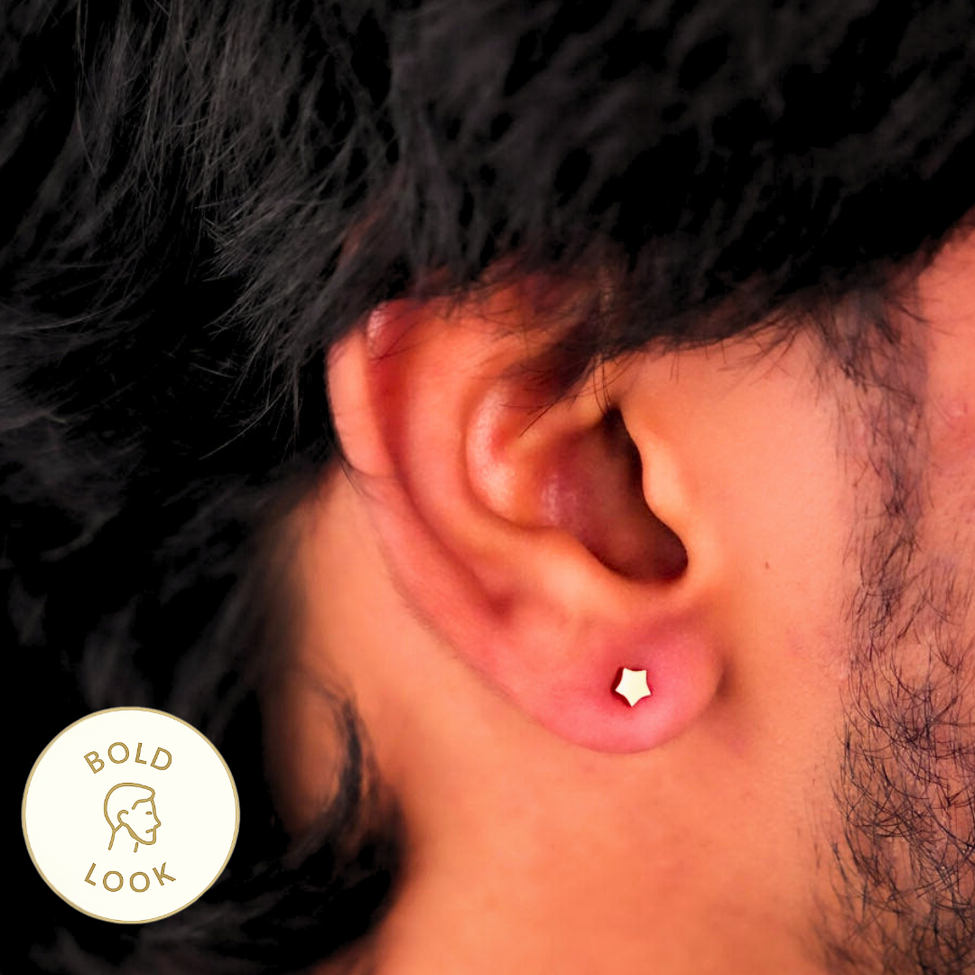Mini Star Stud Earring