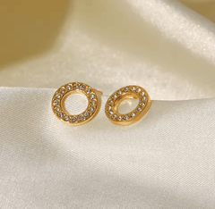 Dainty Zirconia Circle Earring