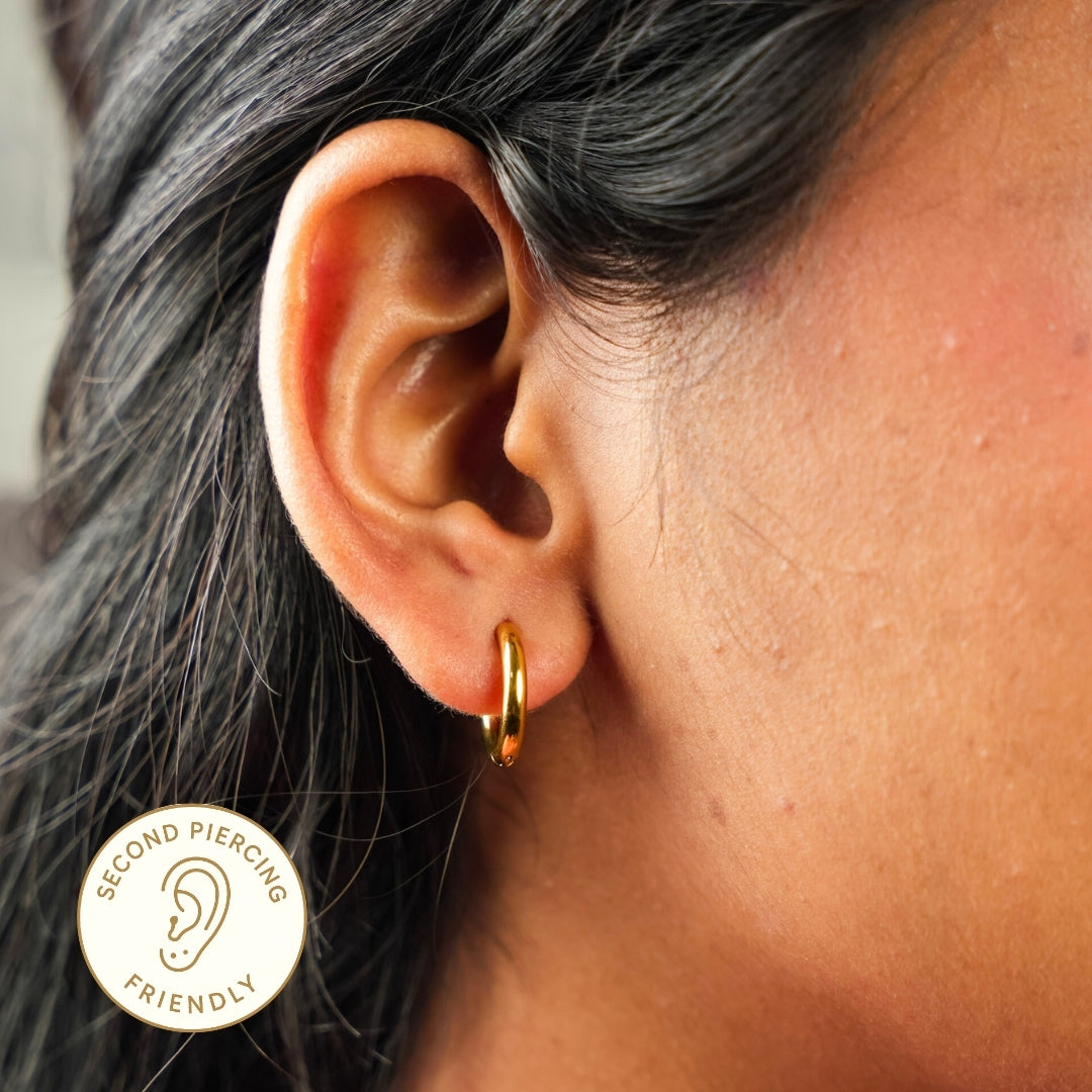 Petite Hoop Earring - 10mm