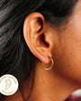 Petite Hoop Earring - 14 MM