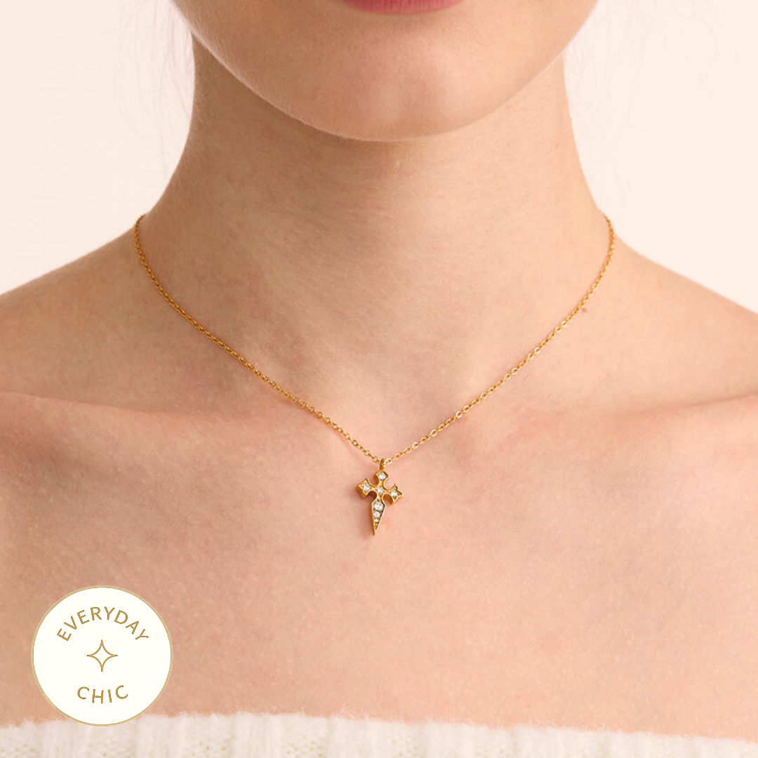 Aurora Cross Necklace